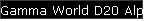 Gamma World D20 Alpha Spring 2004