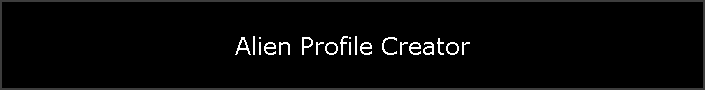 Alien Profile Creator
